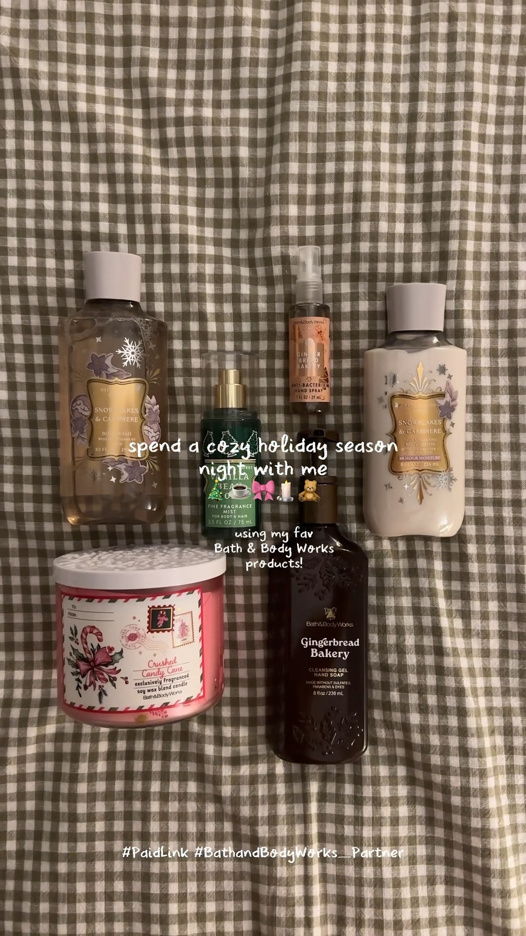#BathandBodyWorks_Partner #PaidLink #ad I live for cozy holiday season nights🎄☕️🎀🕯️🧸 @bathandbodyworks 