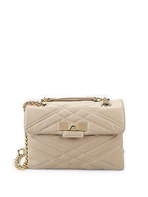 Mayfair Quilted Leather Shoulder Bag | Lord & Taylor