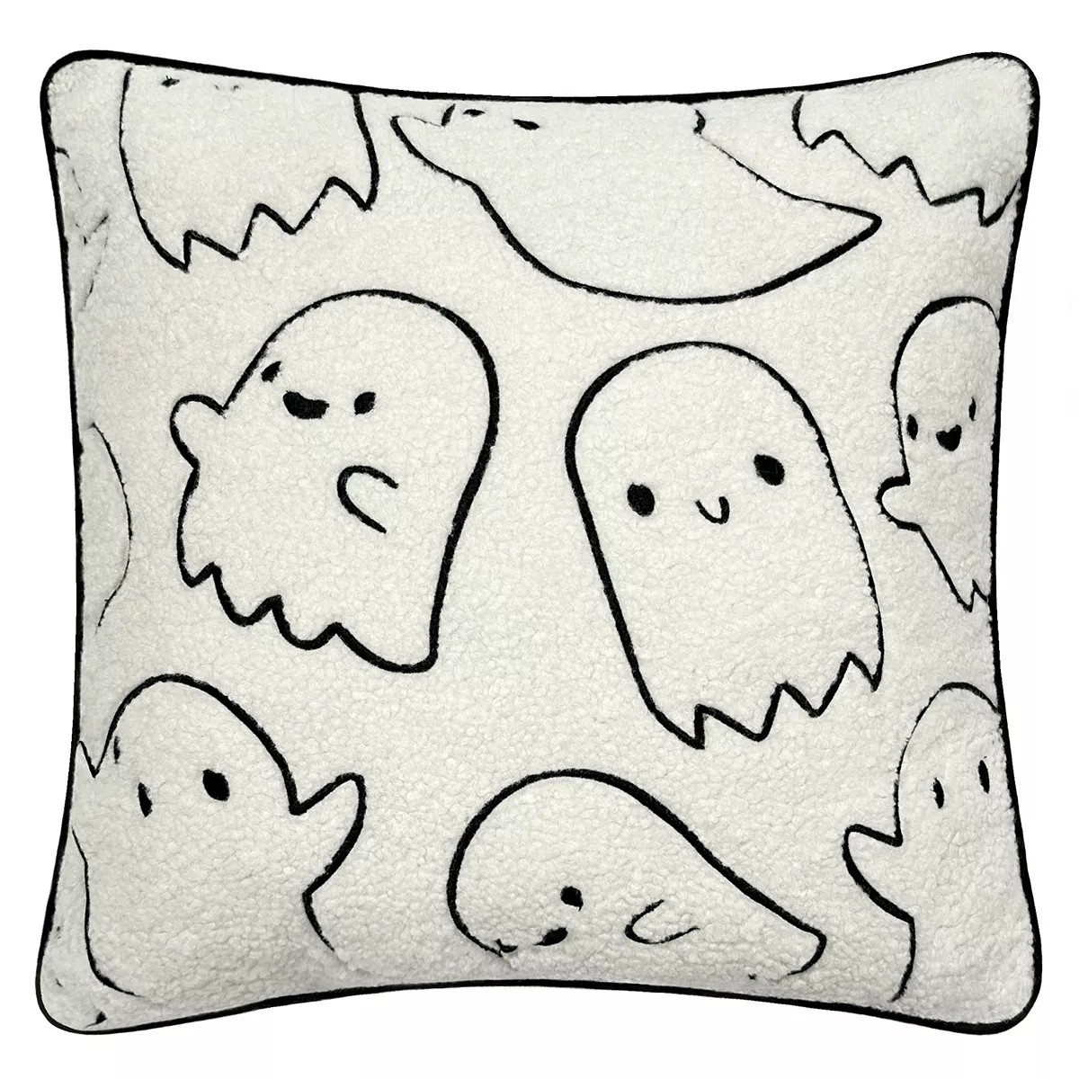 Celebrate Together™ Halloween White Ghost Sherpa Decorative Throw Pillow | Kohl's