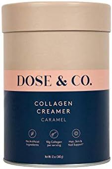 Dose & Co Collagen Creamer Caramel (12oz) – Hydrolyzed Collagen Peptides Supplement - Non-GMO, ... | Amazon (US)