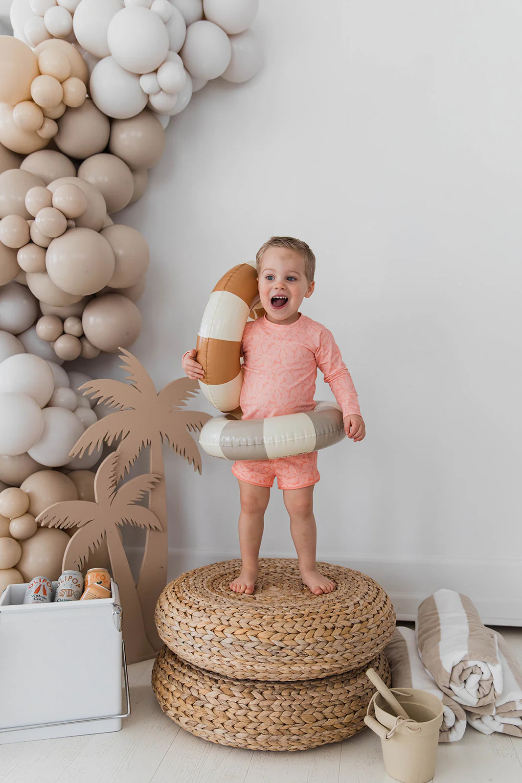 Newport Rashguard - Tropical Floral | Kid's Swimwear | Ollie's Day