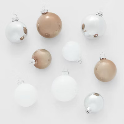 42ct Round Glass Christmas Tree Ornament Set - Wondershop™ | Target