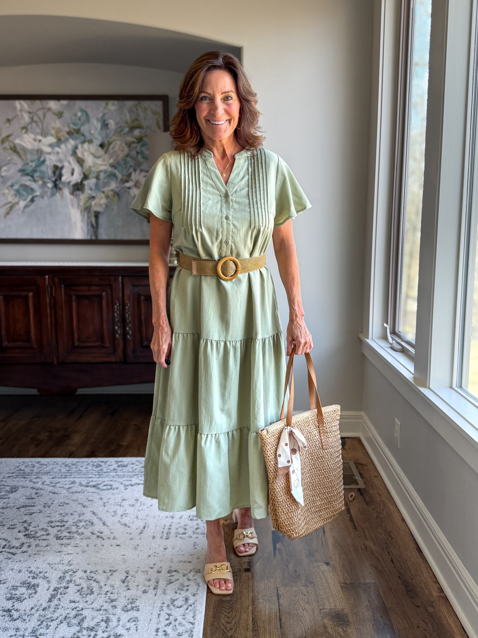Amazon Spring Midi Dress for Women Over 50 | Flowy Sage Green Outfit

This is the kind of dress that makes getting dressed easy.

The soft sage color flatters mature skin tones, while the tiered skirt creates movement without adding bulk. Add a belt for waist definition or wear it loose for relaxed comfort.

✔ Lightweight and breathable
✔ Easy to dress up or down
✔ Ideal for spring events or travel

For women over 50 building a polished but comfortable wardrobe, this is an easy win.

#casualoutfit #casualdress

#LTKWorkwear #LTKMidsize