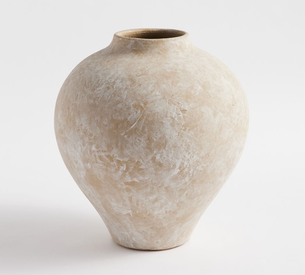 Artisan Vase, Tall Teardrop, White | Pottery Barn (US)