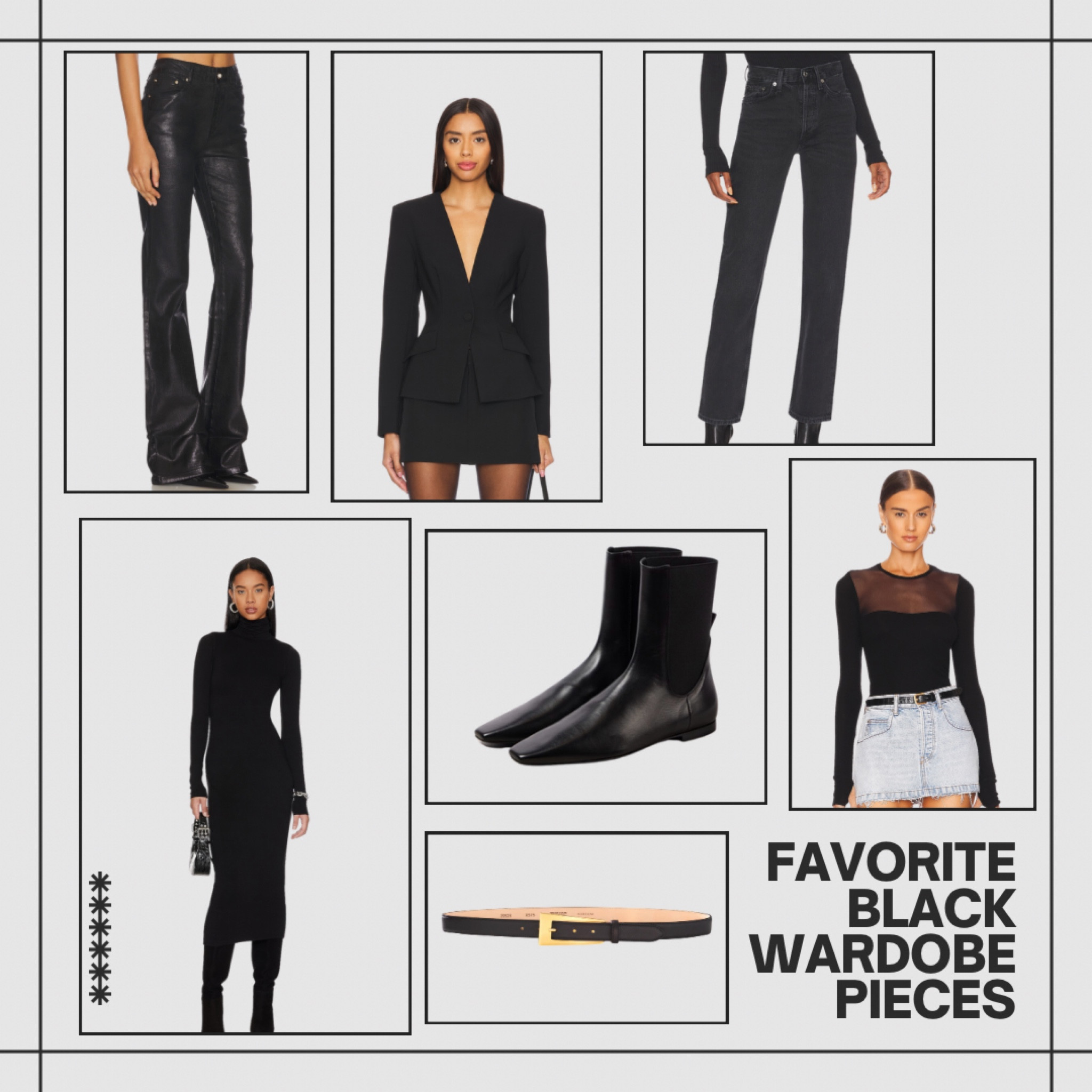 Loving these new black wardrobe pieces! 🖤

#LTKStyleTip #LTKMostLoved #LTKNYFW