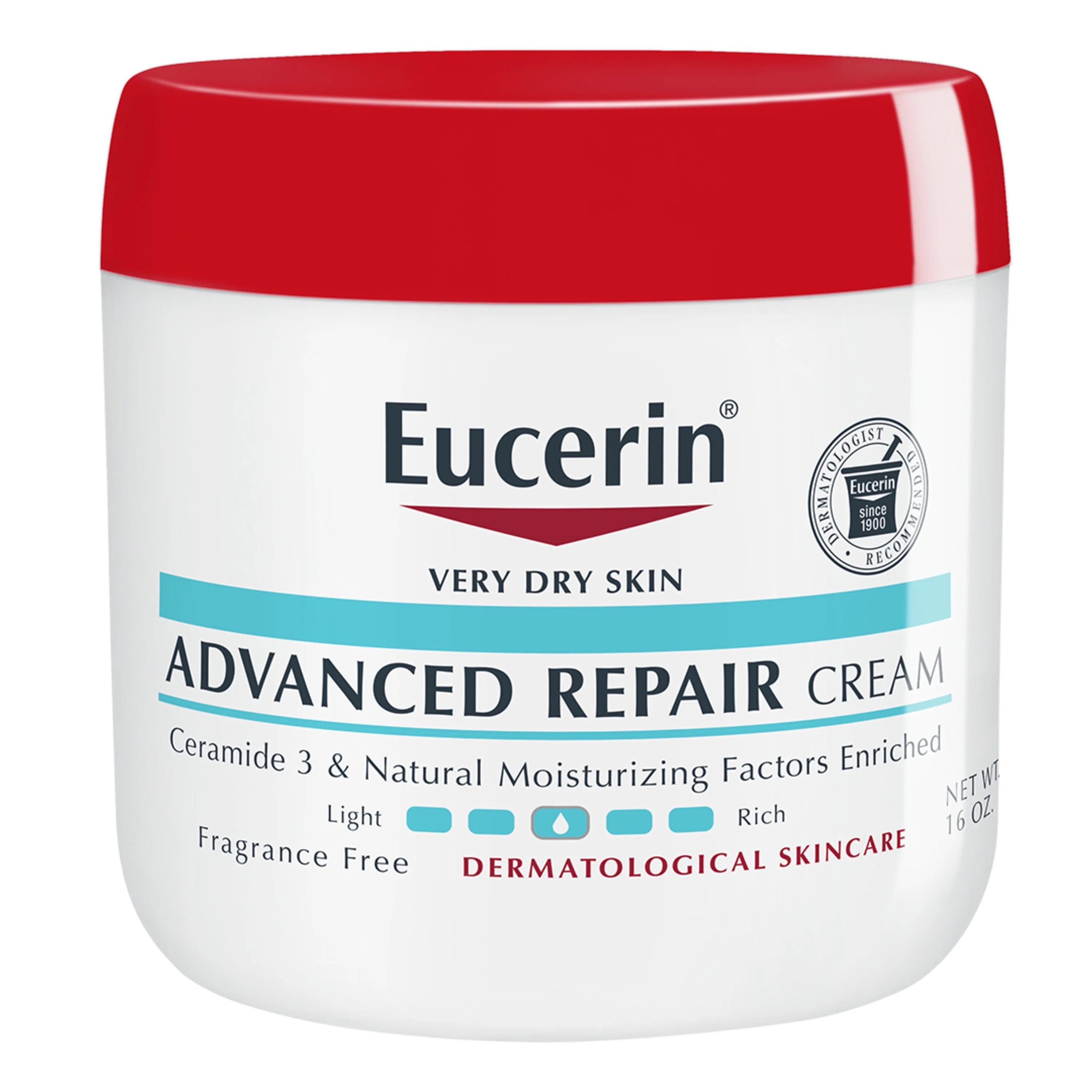 Eucerin Advanced Repair Body Cream, Fragrance Free, 16 oz Jar | Walmart (US)