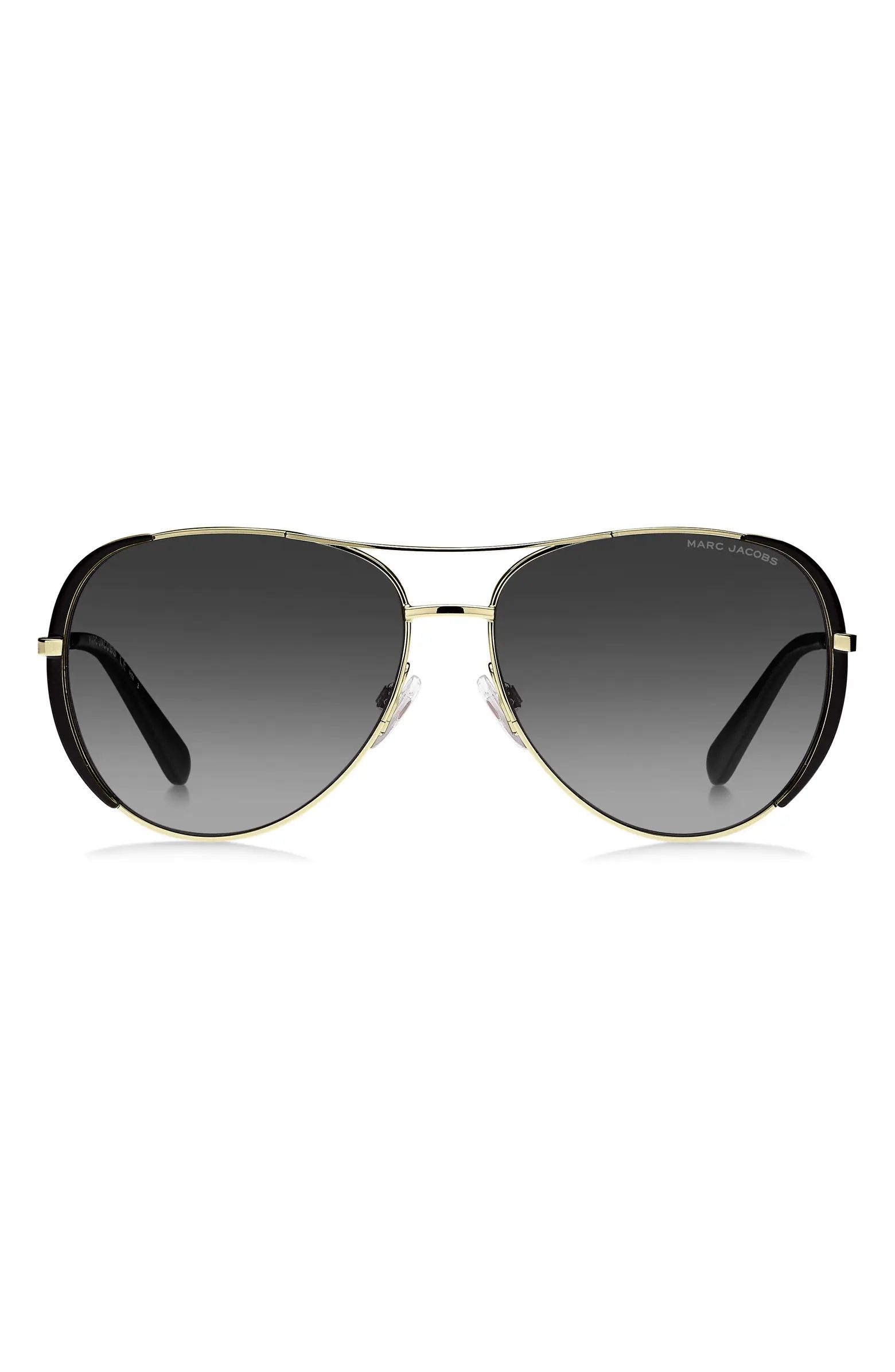 Marc Jacobs 59mm Gradient Aviator Sunglasses | Nordstrom | Nordstrom