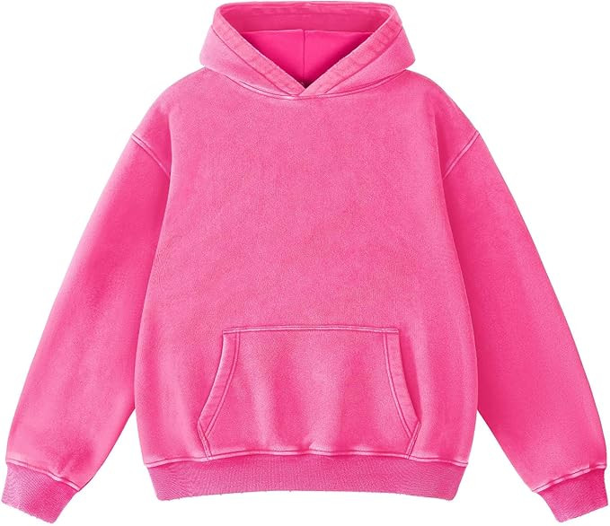 FAIABLE Mens Hoodies Oversized Unisex Acid Wash Hoodie Heavyweight Fleece Vintage Cotton Sweatshi... | Amazon (US)