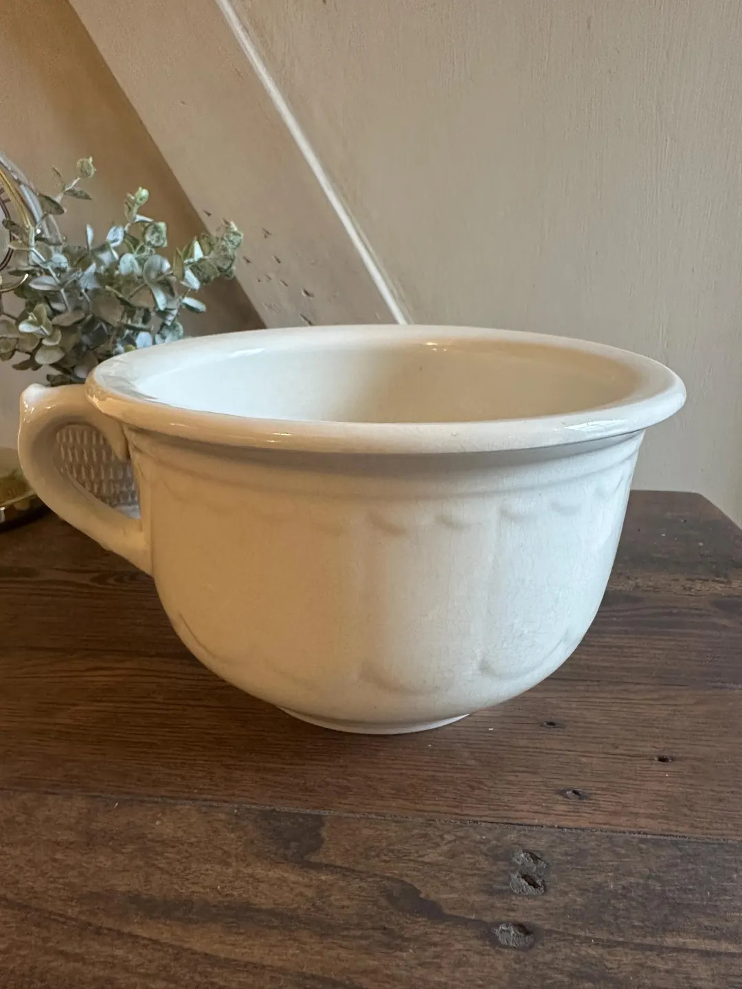 Antique Ironstone Chamber Pot c.1880s – Marked English/Scottish – White Victorian Farmhouse D... | Etsy (US)