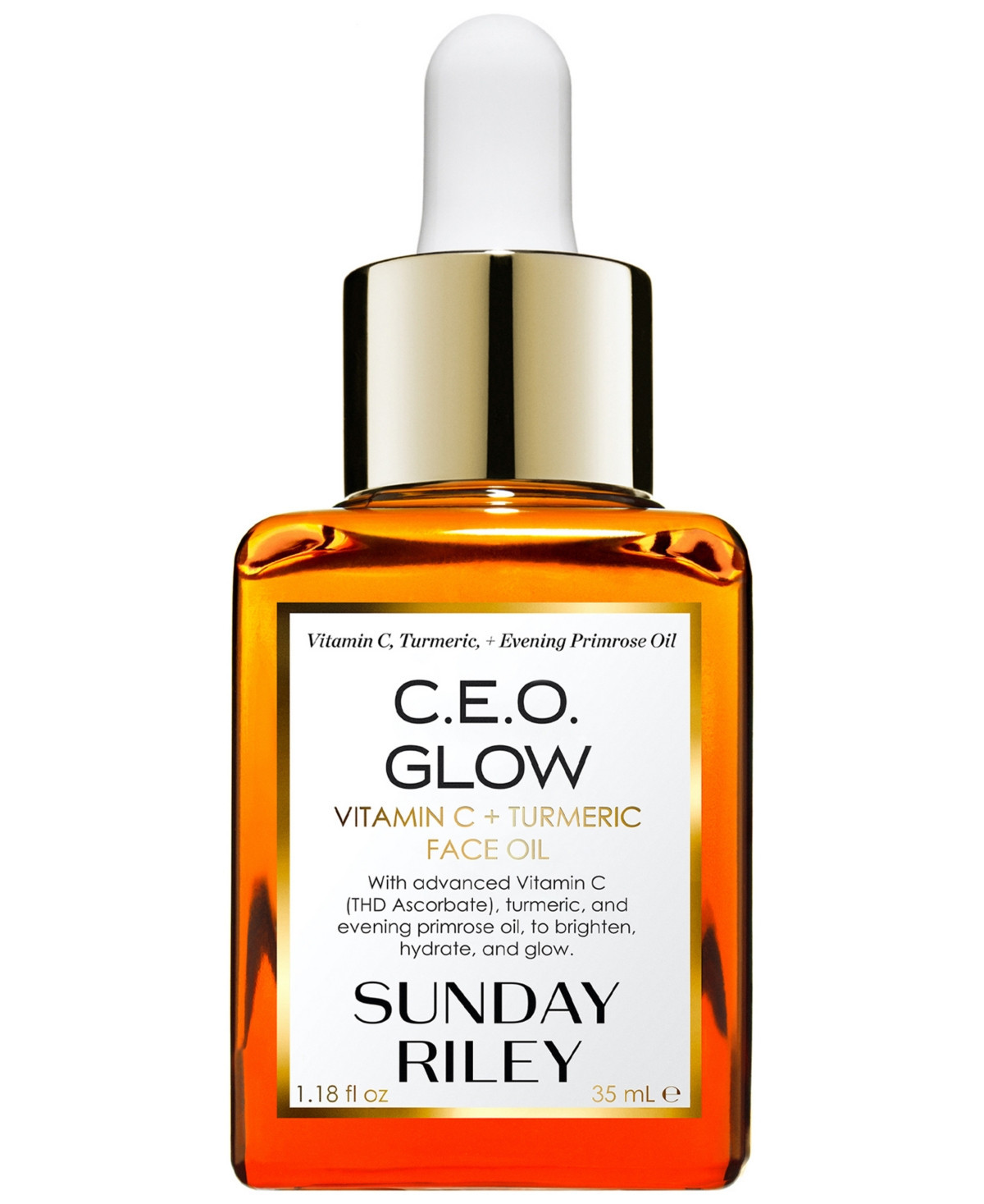 Sunday Riley C.E.O. Glow Vitamin C + Turmeric Face Oil, 1.18oz. | Macy's