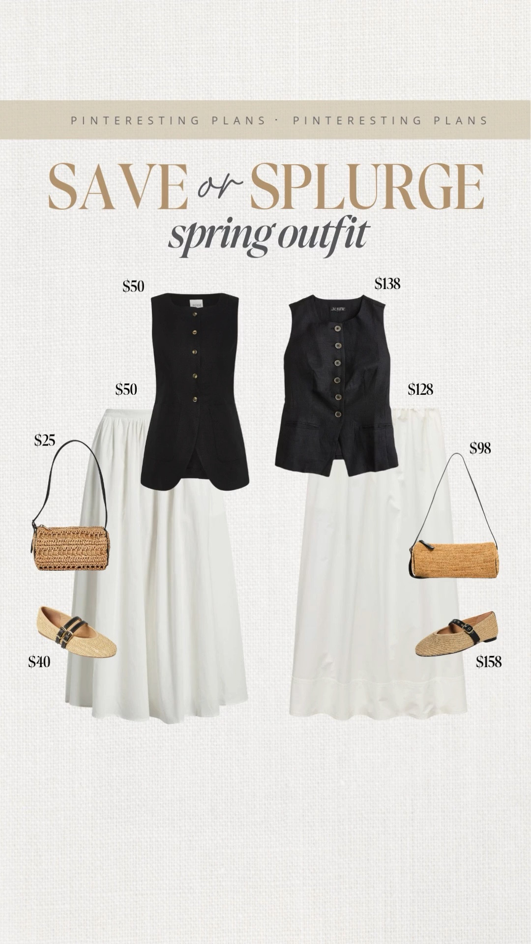 Save or splurge spring outfit 🙌🏻🙌🏻

#LTKstyletip #LTKtravel #LTKworkwear

#LTKSeasonal #LTKootd