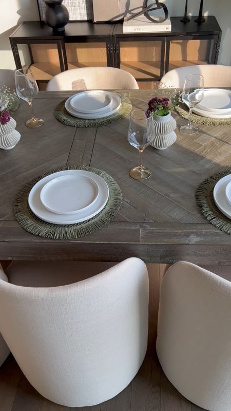 Hello, lovely! 💕 Let's talk dining room vibes. My choice for dining chairs is the stunning Linen color, and I've got the whole look ready for you below. 👇🏾

You'll find links to all my dining room decor and lighting essentials down there. But, the real stars of the show are my beloved Begonia Dining Chairs from Wayfair. 

#LTKMostLoved

#LTKsalealert #LTKhome #LTKstyletip