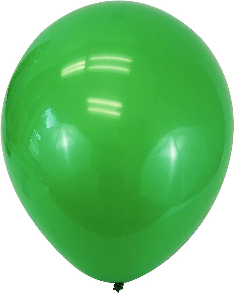 Allgala 100 Count 9 Inch Helium Grade Premium Latex Balloons-Green-BL52107 | Amazon (US)