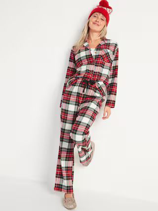 Patterned Flannel Pajama Set for Women | Old Navy (US)