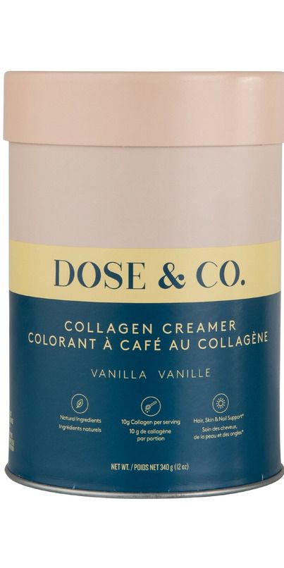 Dose & Co Collagen Creamer Powder Vanilla | Well.ca