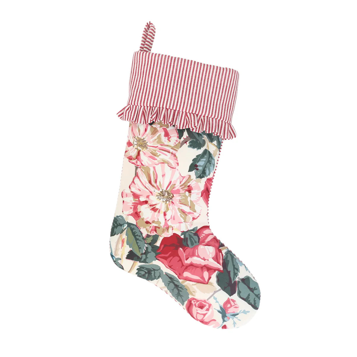 Margaret Ruth Stocking with Ruffles | Stuck on Hue