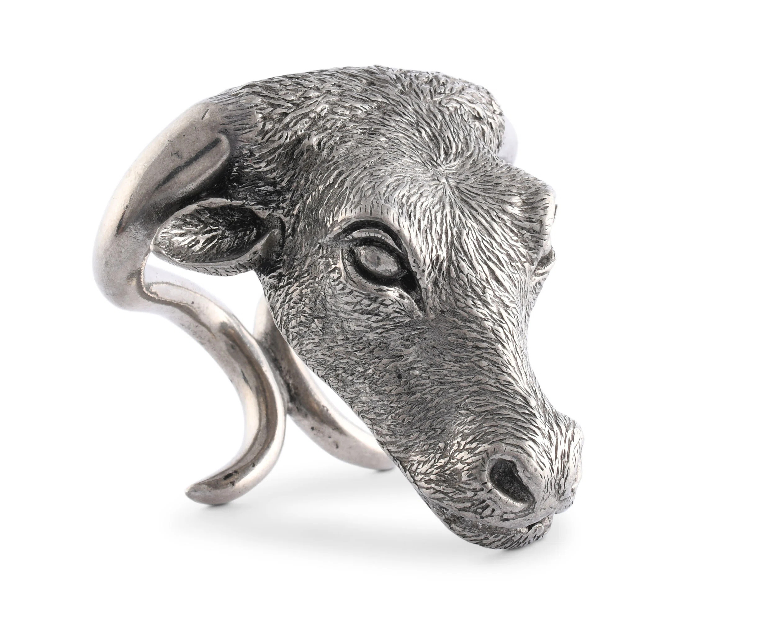 Vagabond House Western Frontier Pewter Steer Head Napkin Ring | Wayfair | Wayfair North America