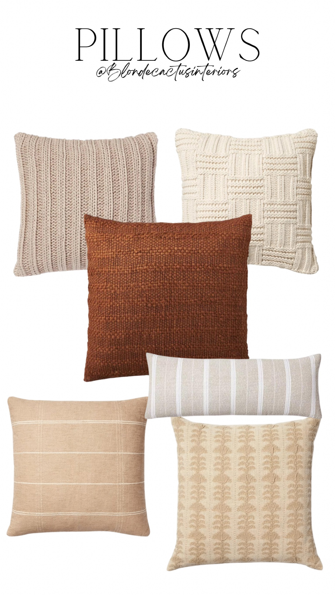 Pillows, neutral pillows, white pillows, champagne pillows

#LTKFind #LTKhome #LTKsalealert