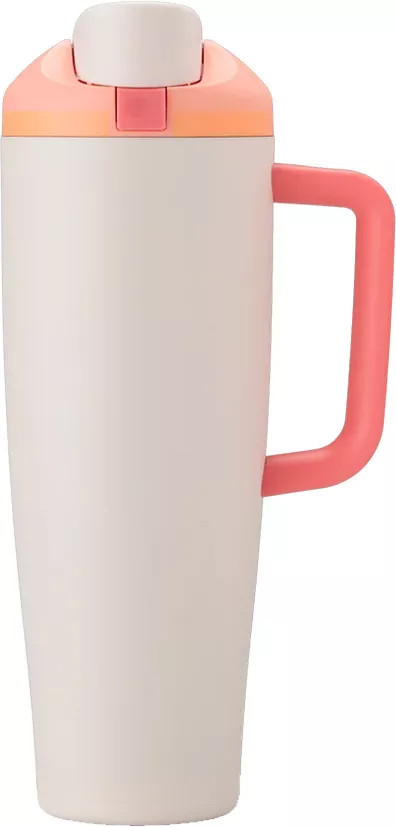 Owala 40 oz. FreeSip Tumbler with Side Grip, Sparkling Sherbet Pink | Golf Galaxy
