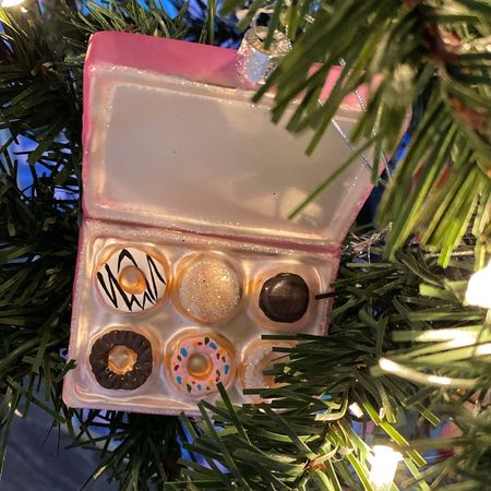 Donut Christmas ornament, box of donuts ornament 

#LTKHoliday #LTKunder50 #LTKFind