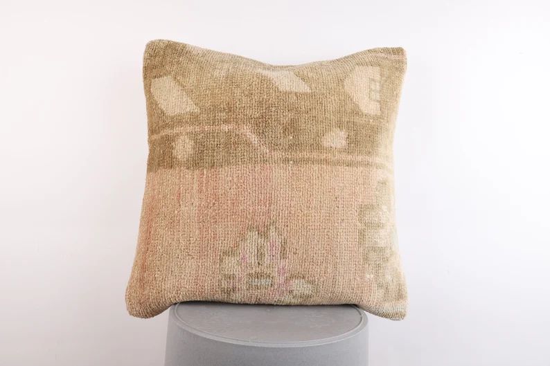 Decorative Throw Pillow, Turkish Kilim Pillow, Bohemian Kilim Pillow, Handmade Kilim Pillow, Boho... | Etsy (US)