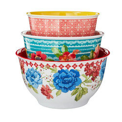 Pioneer Woman Melamine Floral Mixing Bowl Set 