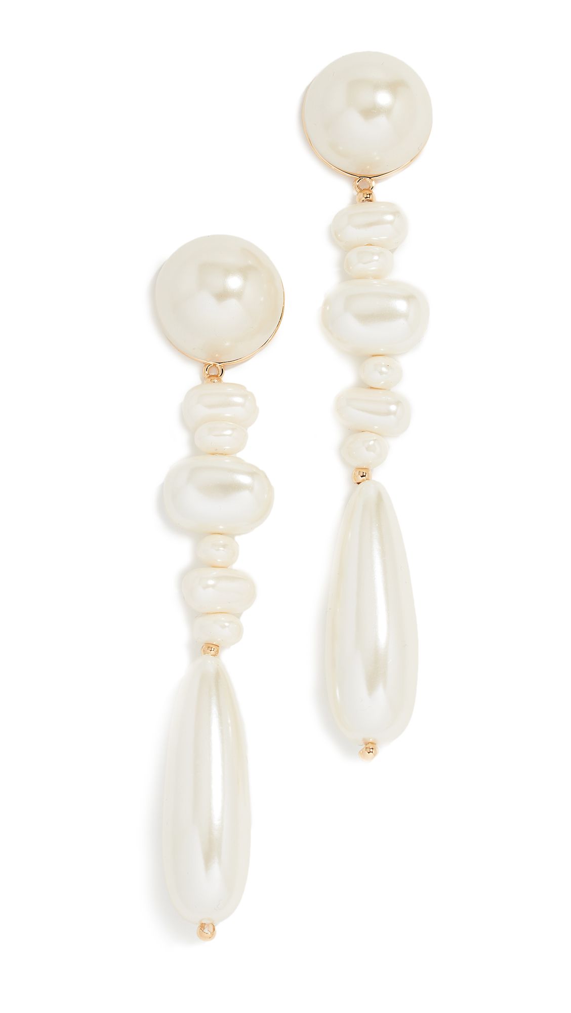 Lele Sadoughi Acrylic Pearl Copacabana Earrings | Shopbop