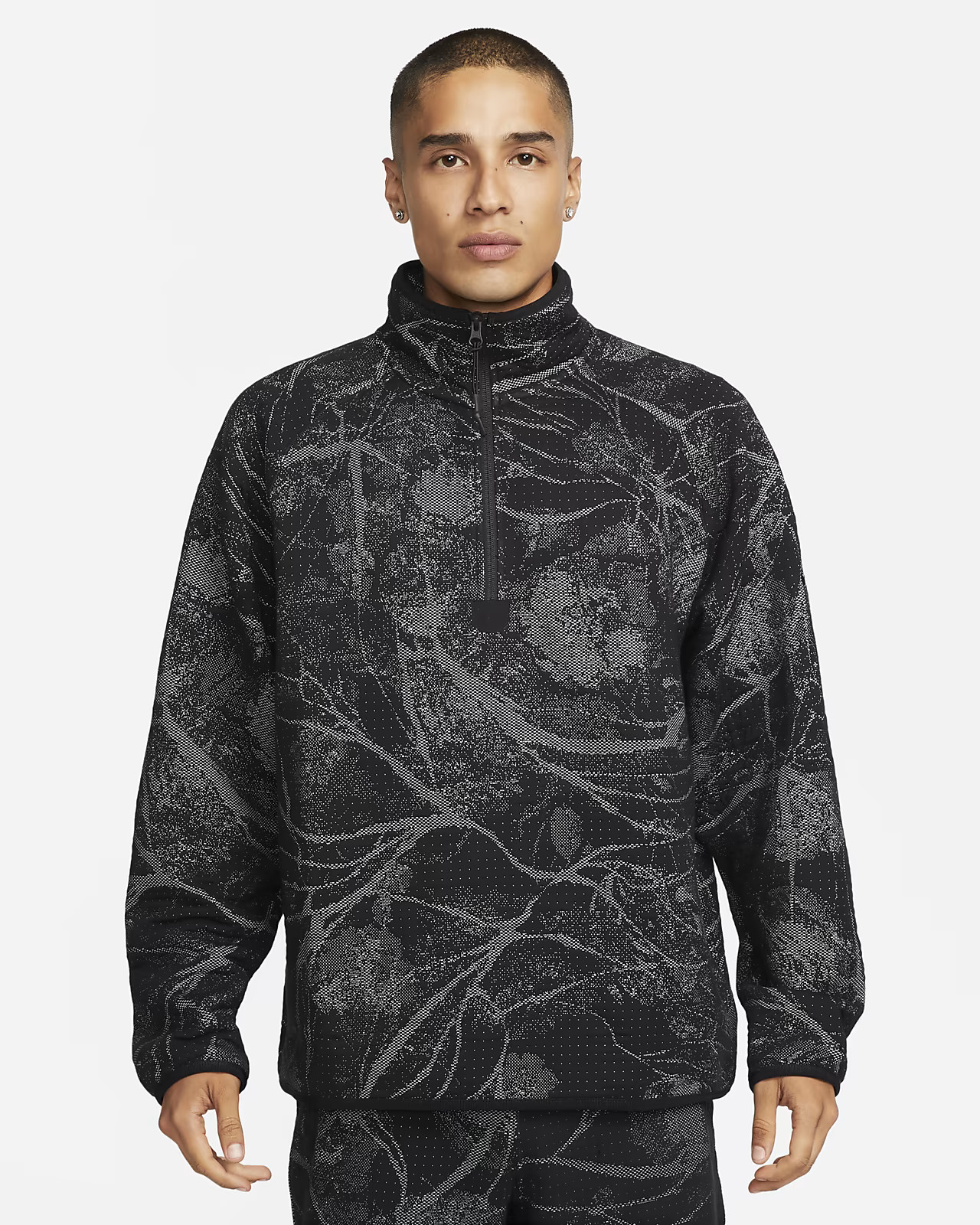 Men's Engineered 1/2-Zip Floral Top | Nike (US)