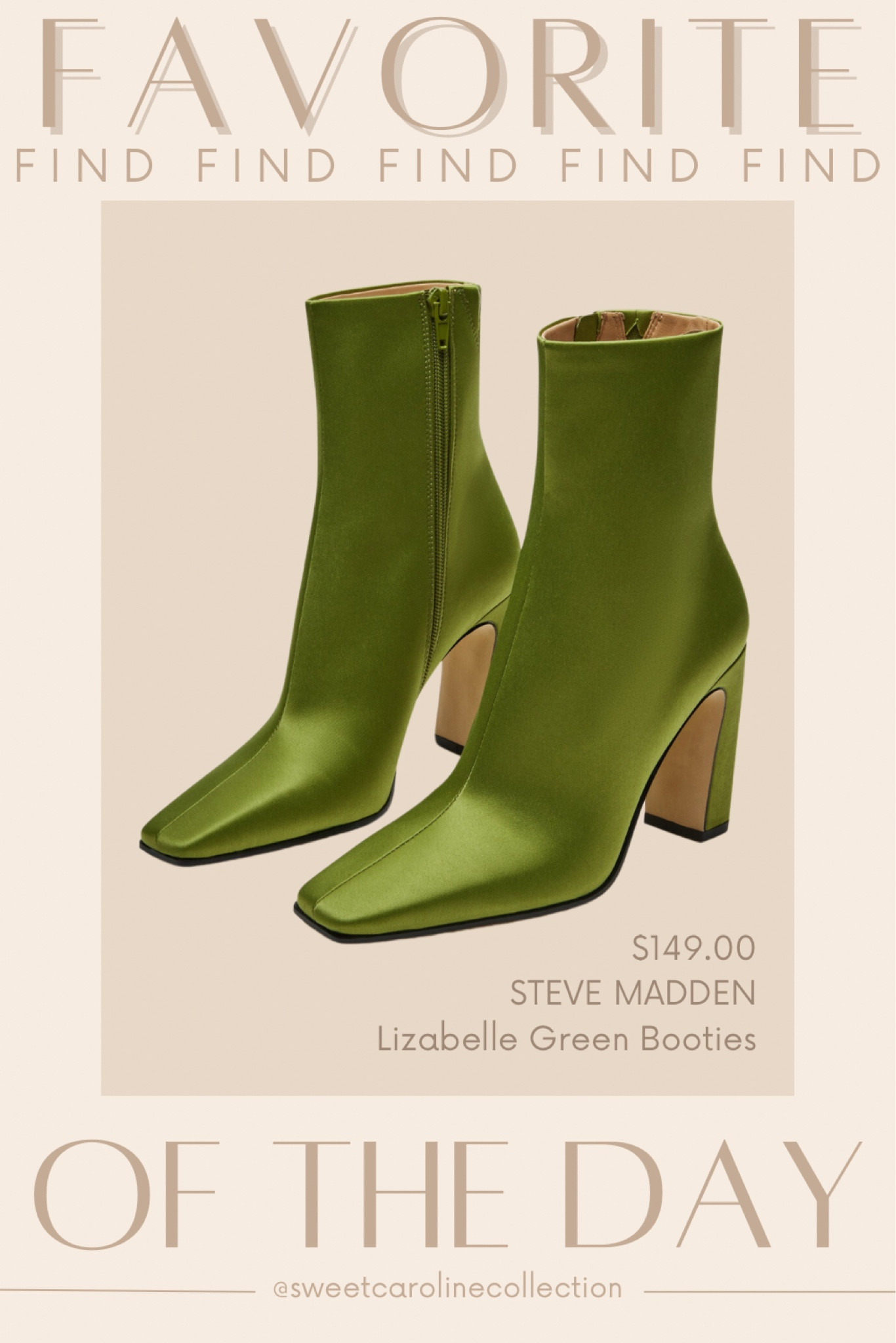 Favorite find of the day 🫒

I’m OBSESSED with these Steve Madden Lizabelle Green Booties! These are so stylish and beautiful for Fall and Winter and can be styled so many ways. 

Adidas, shoes, sneakers, Nike, Lamp, booties, green shoes, fall trends, fall style, red boots, knee high boots, Serena & Lily, wayfair, Target, pottery barn, faux tree, Walmart, beach house, olive tree, Home Depot, Mango, animal print, home decor, interior design, Anthropologie, agua bendita, one piece swimsuit, Lisa Says Gah, one piece swimsuit, swim, Petal+pup, set, summer, Peppermayo, strapless dress, vacation dress, linen dress, shell dress, Petal + pup, Neiman Marcus, agua bendita, free people, Boden, saks fifth Avenue, gottex swimwear, Nordstrom sale, Victoria’s Secret, cleonie swim, & other stories, pac sun, matching set, sabo skirt, pink set, beach outfit, summer outfit, linen set, Amazon, Peppermayo, showpo, Dress, revolve, Elliatt, floral dress, rosette dress, Amanda uprichard, romper, Heartloom, free people, ASTR, MISA, cleobella, majorelle, Zimmermann, loveshackfancy, likely, yumi Kim, rails, Bardot, floral dress, wedding guest dress, Rachel Parcell, white dress, bride, wedding, Shopbop, English factory, heels, mules, Steve Madden, Tony Bianco, Nordstrom, dsw, dolce vita, sam Edelman, target, Anthropologie, Rachel parcell, workwear, sweater, dress, mini dress, midi dress, work dress, Tory Burch, neiman Marcus, Shoes, heels, mules, slingbacks, Sam Edelman, Prada, lululemon, shoulder bag, tote, top handle bag, belt bag, jacquemus, DSW, Macys, tuckernuck, lulus, revolve, ASTR, petal and pup, show me your mumu, Nine West, j.crew, coach, Chinese laundry, dolce vita, journee, Bag, purse, coach, bow, shoulder bag, accessories, coachtopia, love, new arrival, best seller, must have, most wanted, designer, loeffler Randall, dsw, musinsa, Amazon, dupe, radley London, affordable, under 300, under 200, under 100, sale, gift idea, gift guide, spring style, summer fashion, shoes, classy, sweet Caroline collection

#LTKfindsunder100 #LTKtravel

#LTKShoeCrush #LTKSeasonal #LTKStyleTip