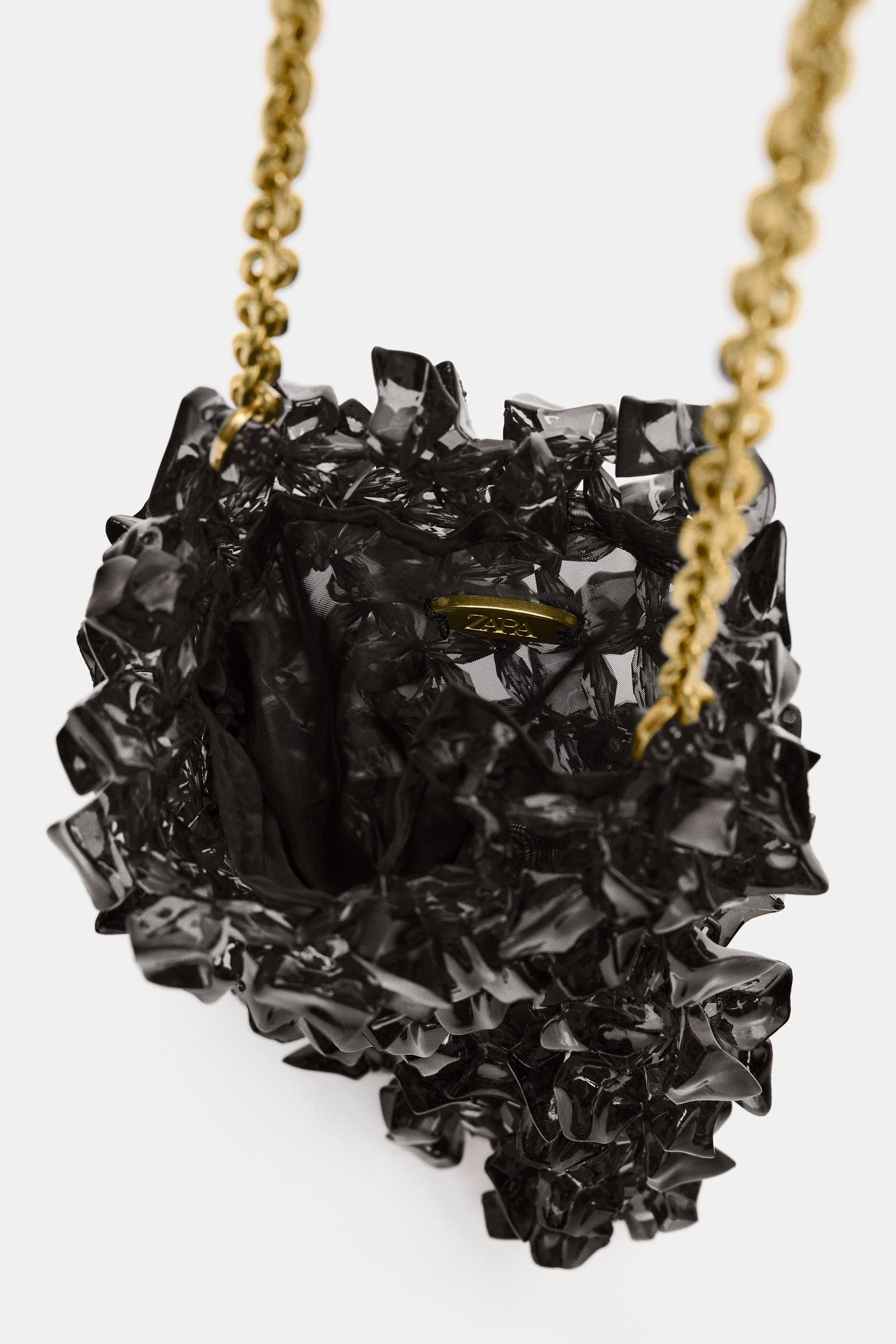 BEADED BUCKET BAG | Zara US