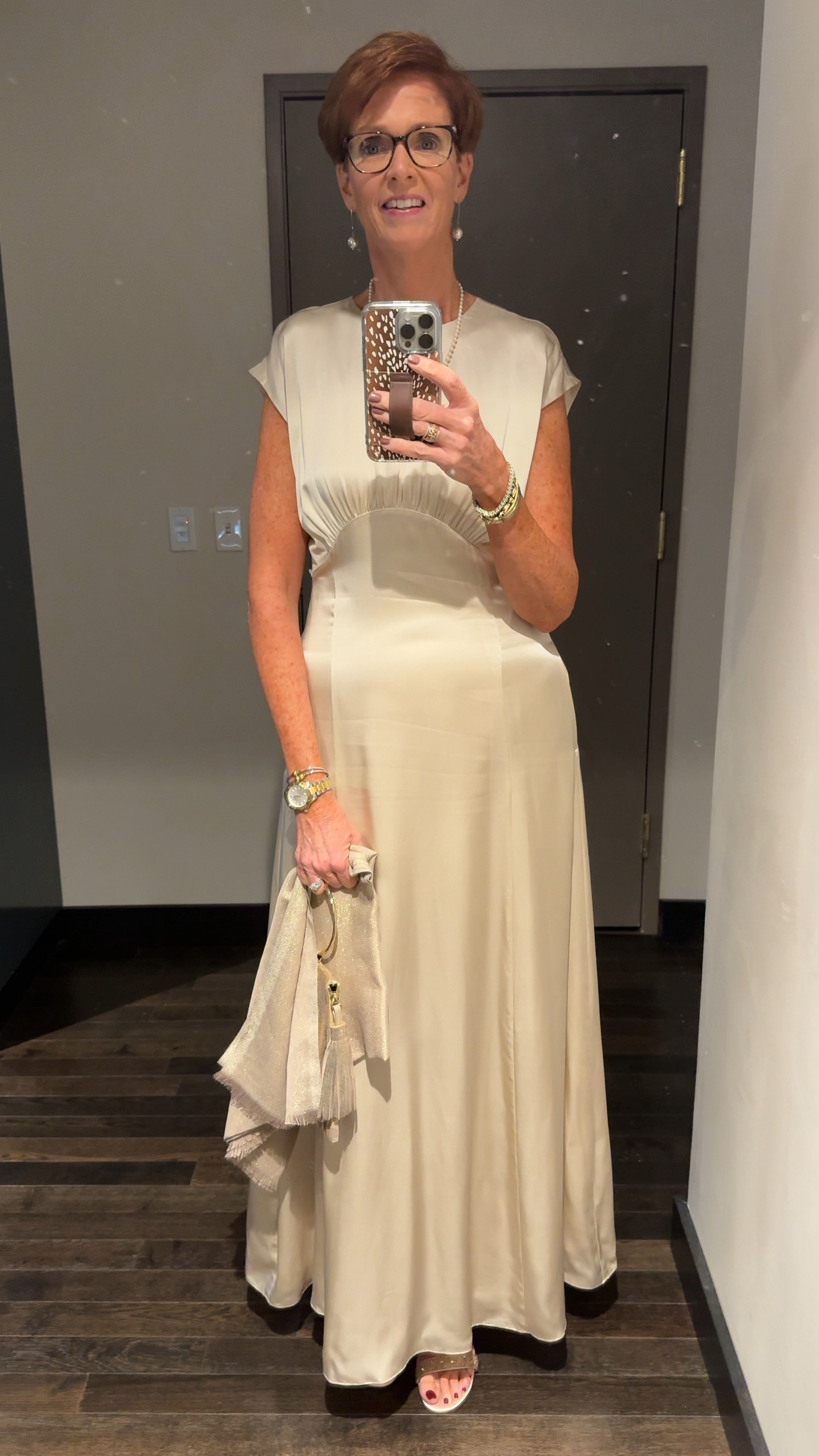 LTKcon Day One outfit number three!
Tonight is the frosted glam party.
Loving this cream satin maxi dress.

#LTKStyleTip #LTKCon #LTKOver40