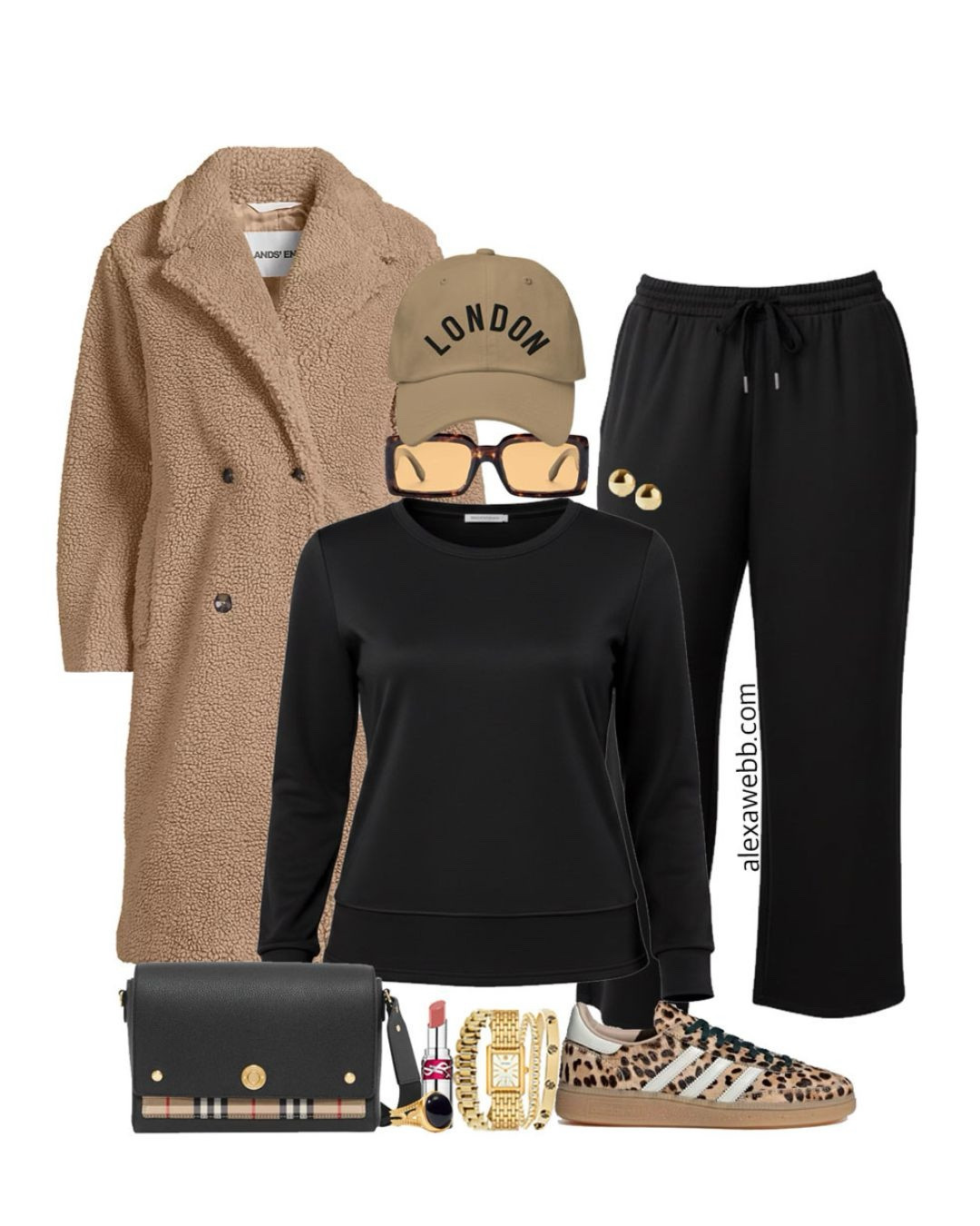 Plus Size Amazon Black Athleisure Set - A plus size casual sweatsuit outfit idea for winter. Two great comfortable looks for errands and casual outings. This is a bestseller! Alexa Webb #plussize

#LTKSeasonal #LTKMidsize #LTKPlusSize