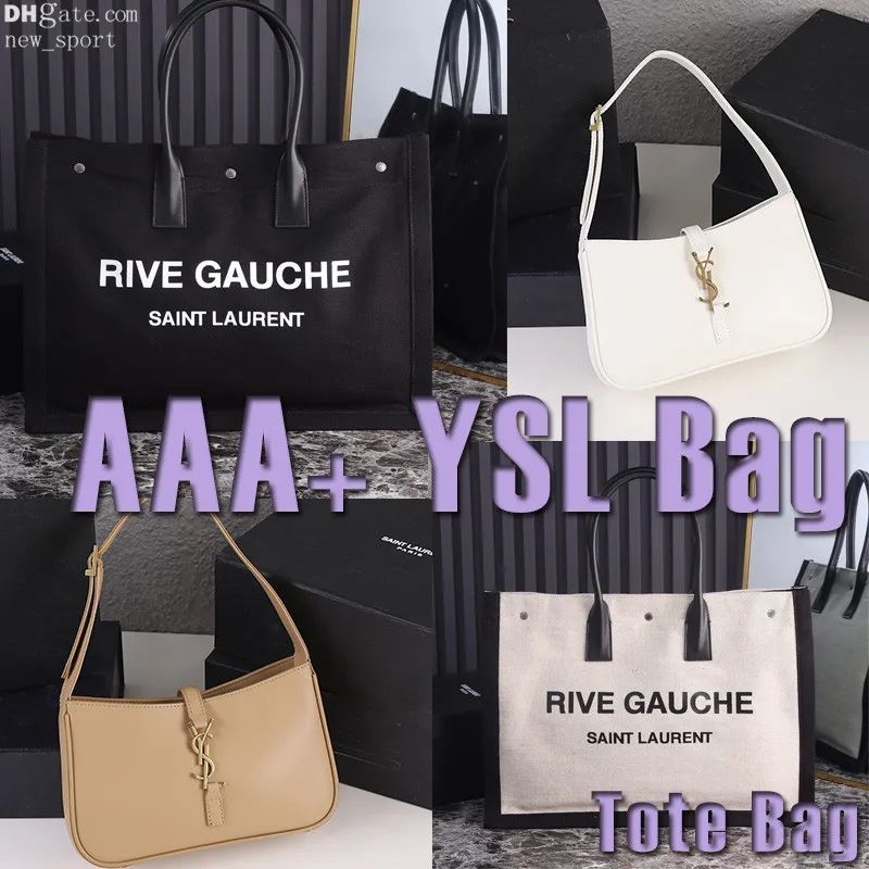 AAA+ designer bag Women YSL Rive Gauche Tote Bag Luxury shoulder bags solid color bags calfskin c... | DHGate