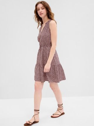 Sleeveless Splitneck Mini Dress | Gap Factory