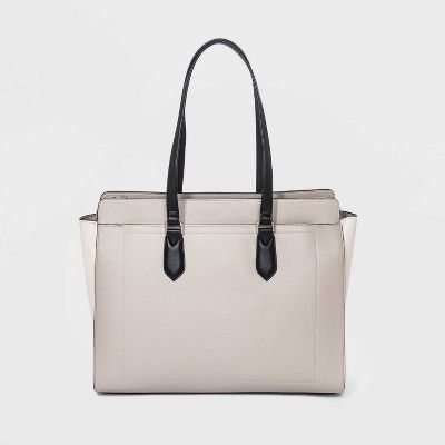 Zip Closure Tote Handbag - A New Day™ Gray | Target