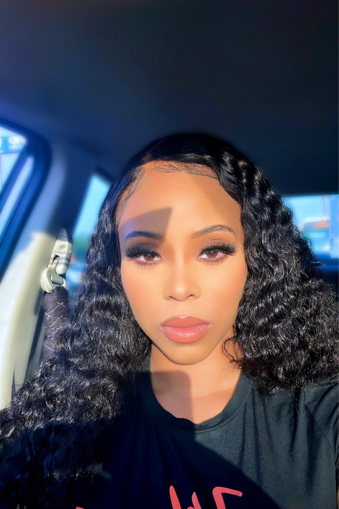 Curls for the gworlz! 💞

Model is wearing a Natural Black Water Wave Human Hair Lace Front Affordable Wig, SHEIN EZwear Slogan Graphic Tee

Crop Top Size : Medium 

Follow me on all socials! 💛

Book model for your next project! 💕

#LTKsalealert #LTKstyletip #LTKbeauty