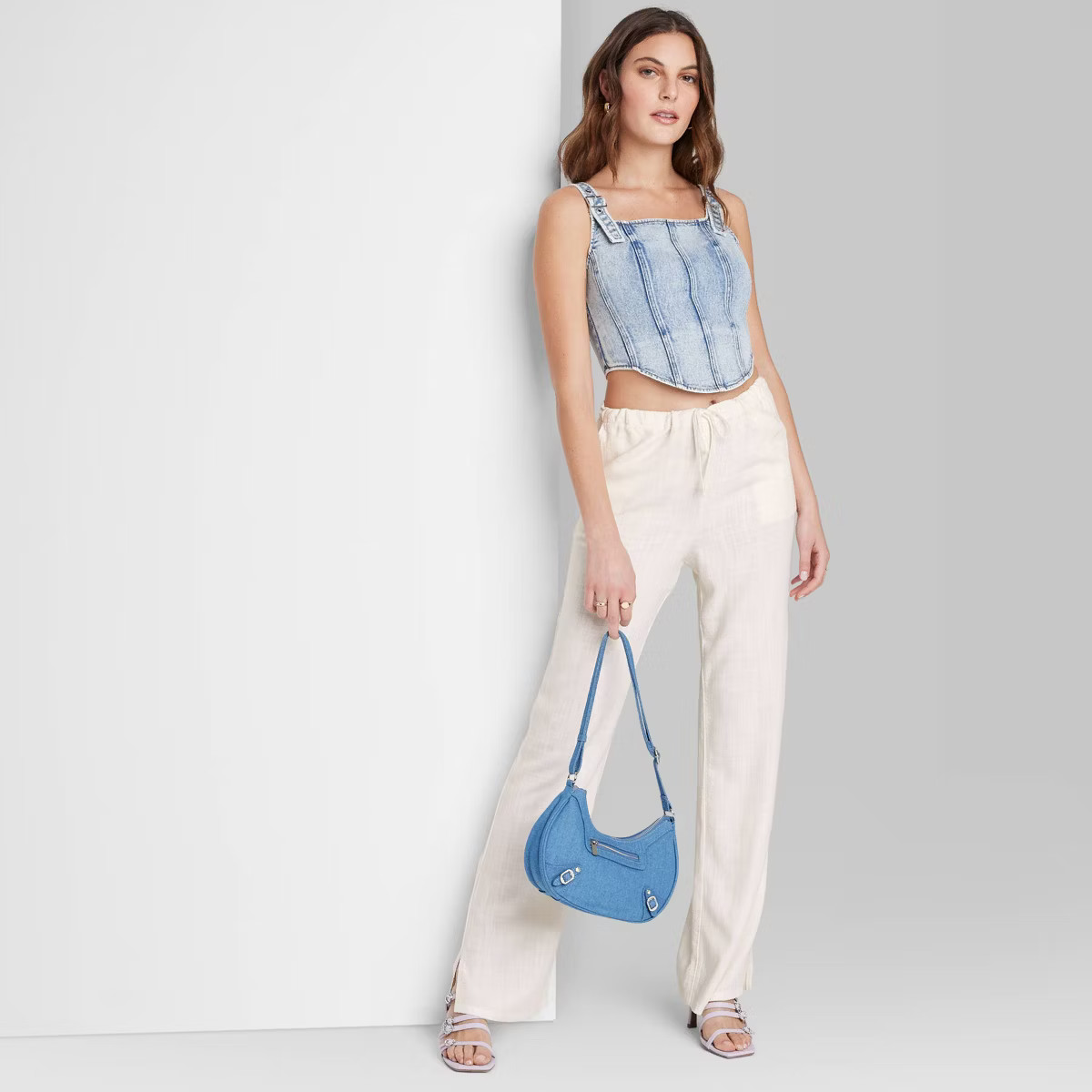 Women's Mid-Rise Relaxed Linen Pants - Wild Fable™ | Target