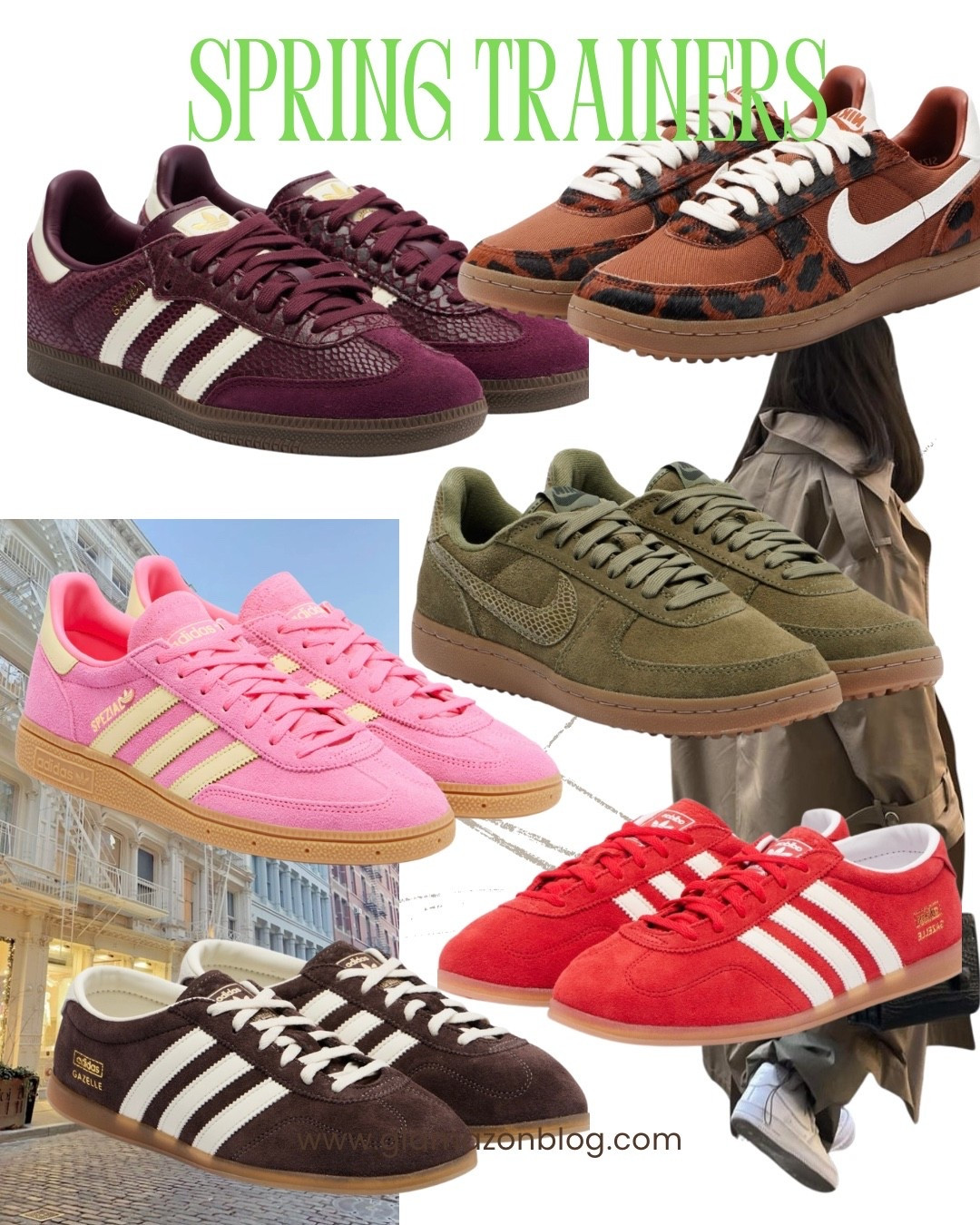 Spring shoes, spring trainers, nike trainers, new balance, adidas samba, Mytheresa shoes 

#LTKUK #LTKspring #LTKhaul