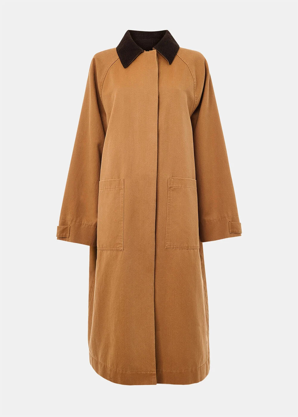 Neutral Gabriella Waxed Overcoat | WHISTLES | Whistles UK | | Whistles