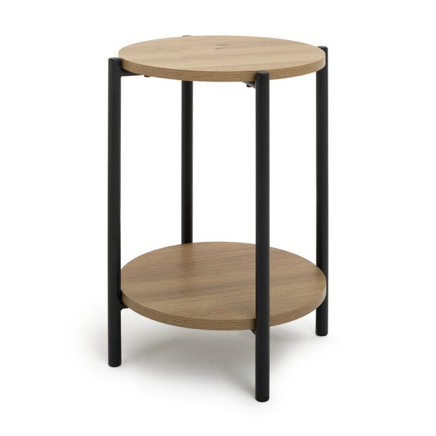 Habitat Loft Living Side Table - Oak200/3036 | argos.co.uk