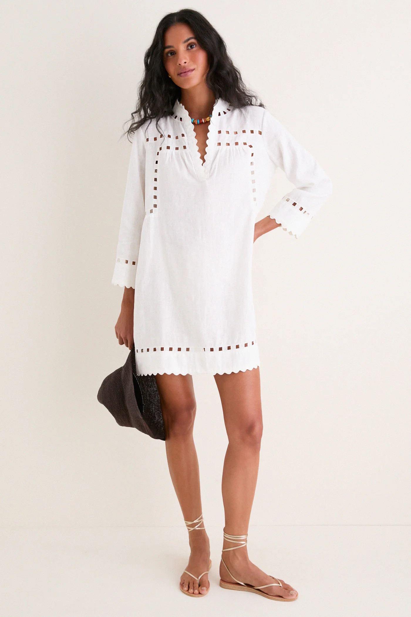 White Linen Dawson Tunic Dress | Tuckernuck (US)