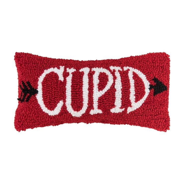 C&F Home 6" x 12" Cupid Hooked Valentine's Day Pillow | Target