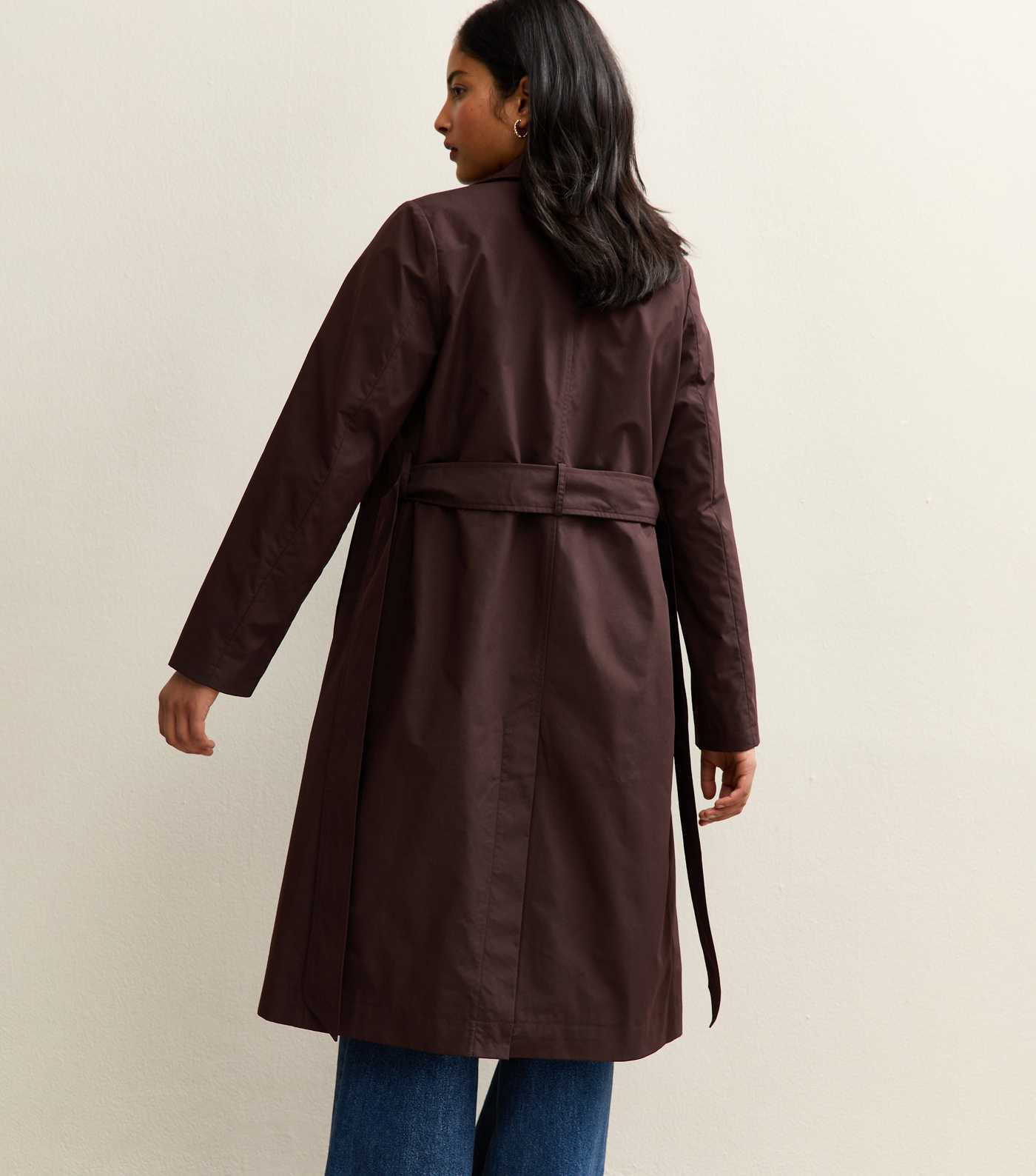 Brown Double Breasted Trench Coat | New Look | New Look (UK)