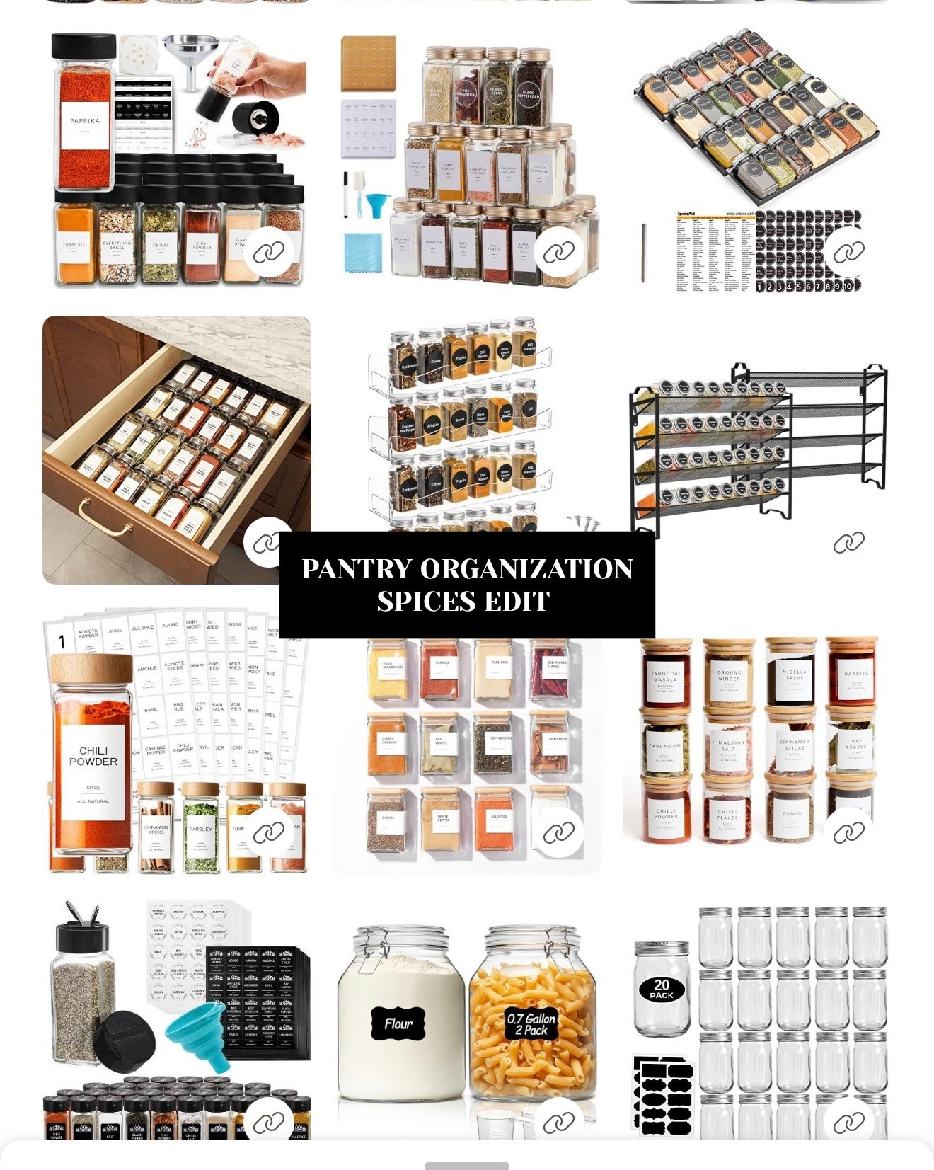 Spice Organization Essentials | Cannon Collective Co.

Spices are one of the fastest places for a kitchen to get out of control — and one of the easiest to fix with the right setup.

This is the system I use to keep spices visible, labeled, and easy to maintain across installs.

I’m linking my go-to pieces in this post:
spice shelving to maximize space and keep everything in view
uniform bottles and containers for a clean, consistent look
spice labels for quick identification and long-term upkeep
drawer inserts to organize spices flat and easy to grab
and additional kitchen organization pieces that keep everything in its place

When your spices are set up right, everything flows better — cooking, restocking, and keeping your kitchen reset.

Save this for your next kitchen refresh or pantry reset.

#spiceorganization #kitchenorganization #pantryorganization #organizationessentials #homeorganization #organizedkitchen #declutteryourhome #storageideas #amazonfinds #ltkhome #ltkcreator #ltkstyle #everydayorganization #cleanandorganized #resetyourspace

#LTKHome #LTKOver40