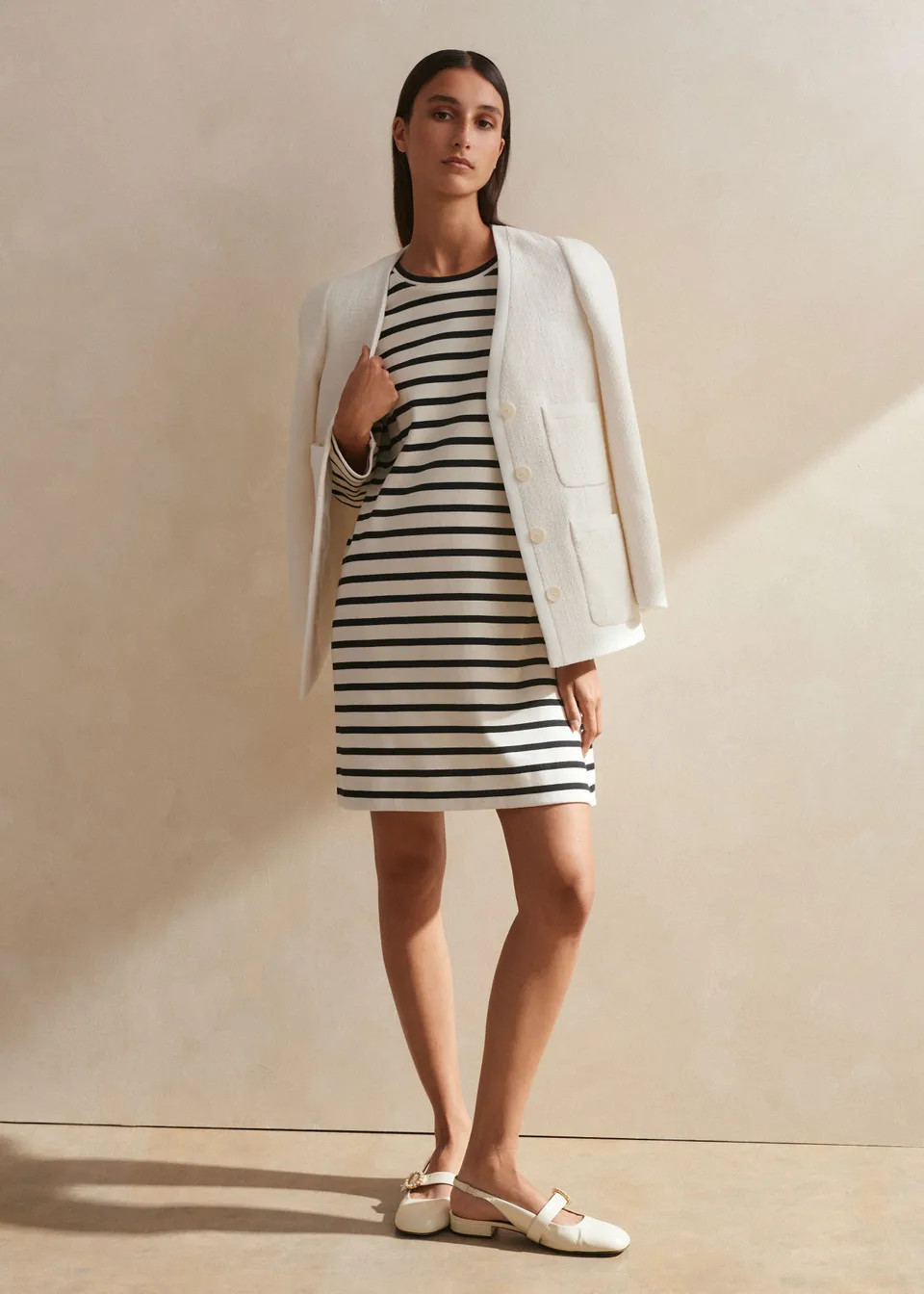 Breton Shift Dress | ME+EM Global (Excluding US)