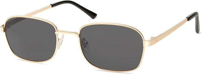 SOJOS Retro Polarized Oval Sunglasses for Women Men Trendy Classic Shades UV400 Protection SJ1177 | Amazon (US)