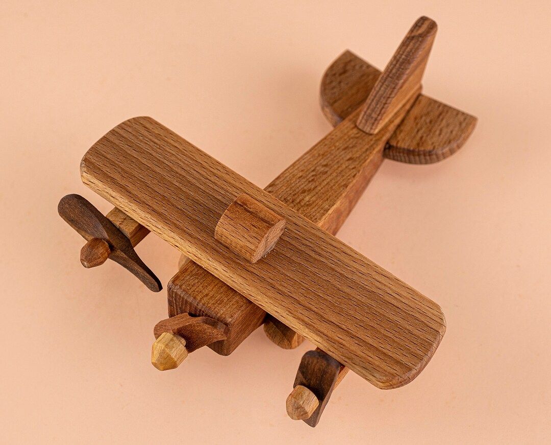 Wooden Airplane | Toy airplanes | Montessori baby toys | Wooden airplane toy | Wood toy plane | W... | Etsy (US)