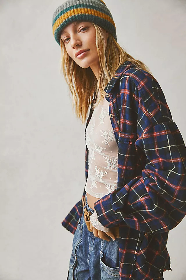 Happy Hour Plaid Top | Free People (Global - UK&FR Excluded)