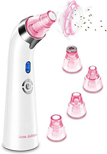 Blackhead Remover, June Julien Pore Vacuum Facial Cleanser, Electric Acne Remover Comedone Extrac... | Amazon (US)