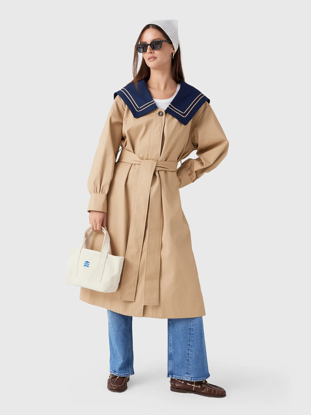 Damson Madder Women's Ella Trench Coat | Saint Bernard